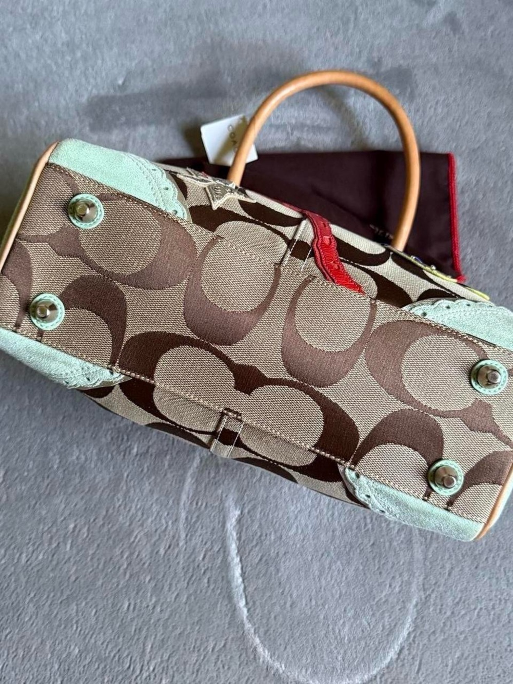 NWT Vintage Y2k Coach Limited Edition Hampton Signature Fish Shoulder Bag - Picture 4 of 8